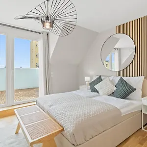 Apartman Stylish - 3 Min To U1 Kagraner Platz, Bécs